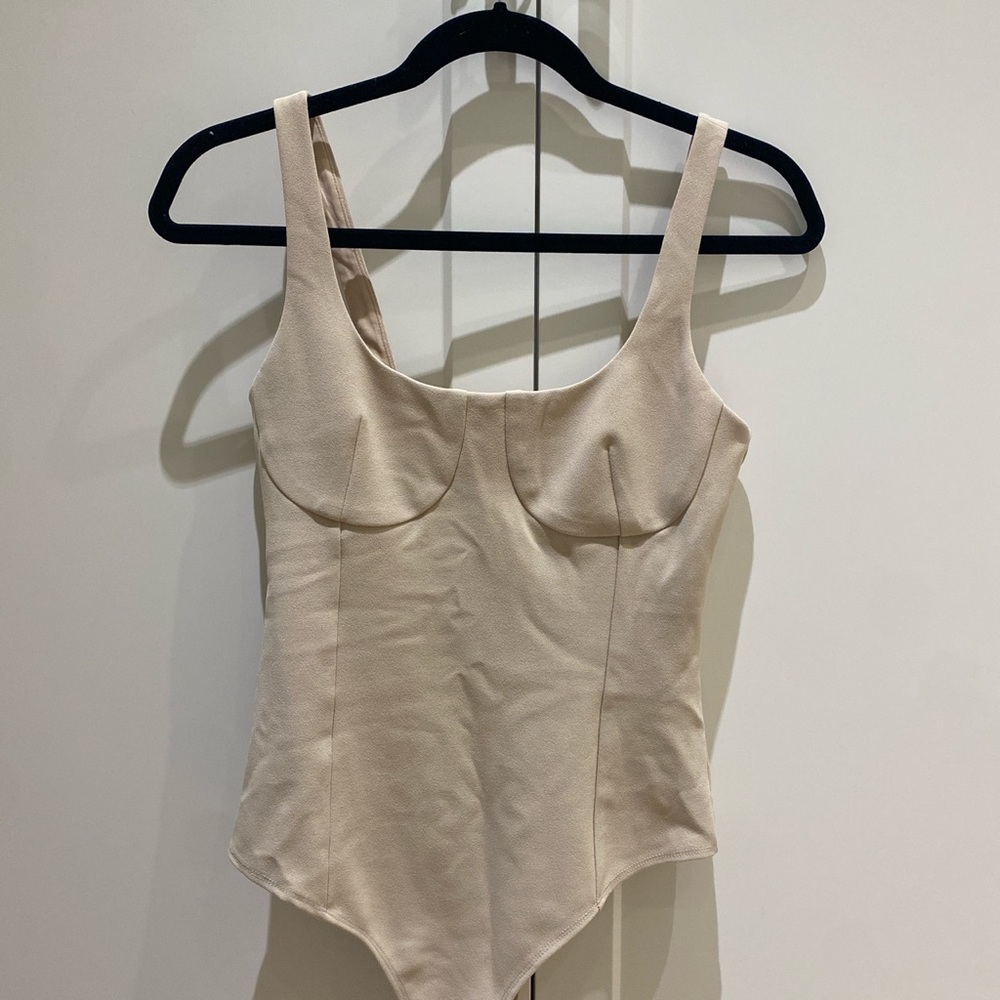 WAYF BNWT Cream Bodysuit